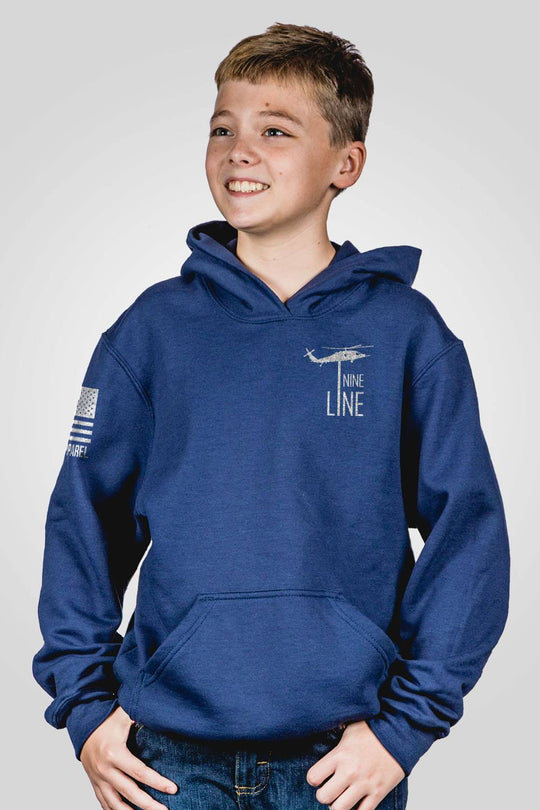 Youth Hoodie - Drop Line - Nine Line Apparel