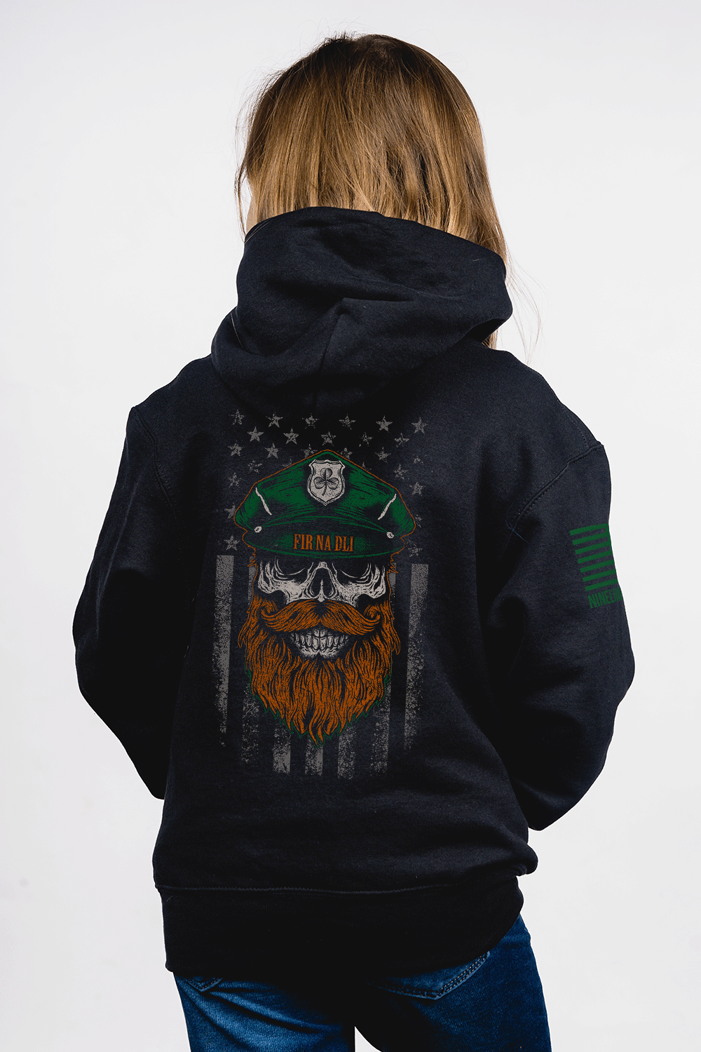 Youth Hoodie - St. Patrick's Day Men of Law - Nine Line Apparel
