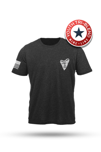 Youth T-Shirt - SHARK FLAG - Nine Line Apparel