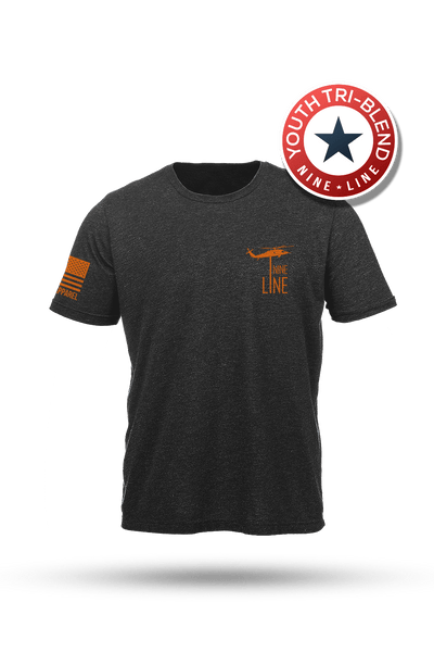 Youth Triblend T-Shirt - Spooky Amer - Nine Line Apparel
