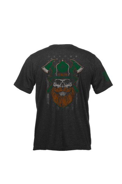 Youth Triblend T-Shirt - St. Patrick's Day Men of Fire - Nine Line Apparel